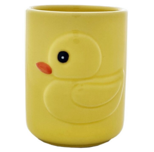 yellow-duck-ceramic-toothbrush-holder