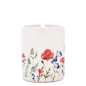 floral-ceramic-toothbrush-holder