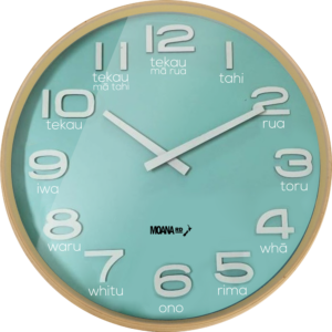 moana-rd-te-reo-maori-large-teal-clock-35cm-jul24