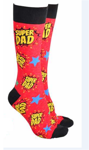 super-dad-redyellow-socks
