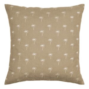 palm-tree-embroidered-ochre-cushion-50x50cm
