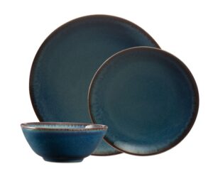 Mason Cash Reactive Glaze Blue 12Pc Dinner Set