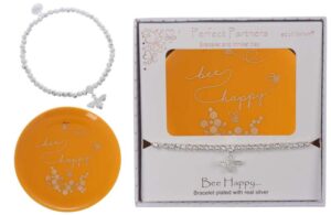 trinket-dish-bee-happy-silver-bee-bracelet