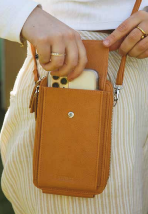 Courtenay Place Tan Cross Body Bag 20X12Cm