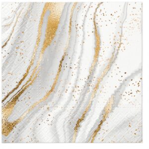 paw-lunch-napkins-33cm-golden-marble
