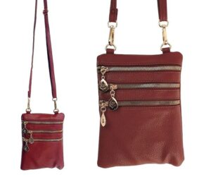 leaf-zip-crossbody-bag-dark-red-15x19x3cm