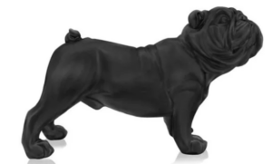 antique-bulldog-matt-black-39x18x23h