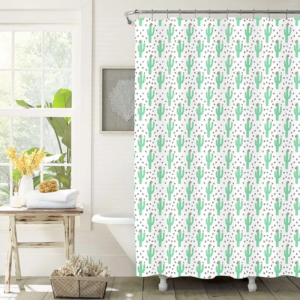 derek-corp-cacti-shower-curtain-180x180cm