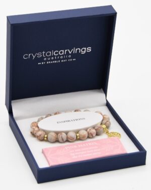 tree-of-life-pink-matrix-matte-gold-charm-bracelet