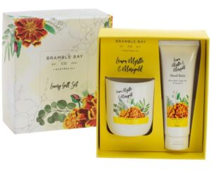 lemon-myrtle-marigold-hand-balm-candle-set