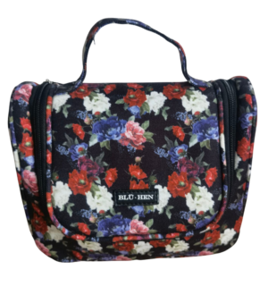 bluhen-black-floral-toiletry-bag