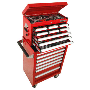 Powerbuilt 294Pc Blk Tool Chest- Roller Cab &Tools
