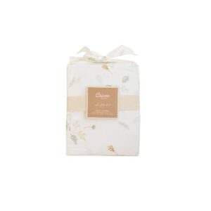 crane-baby-cot-fitted-sheet-willow-dainty-leaf