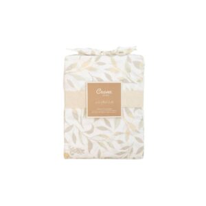 crane-baby-cot-fitted-sheet-willow-multi-leaf