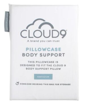 cloud-9-body-support-pillowcase-white
