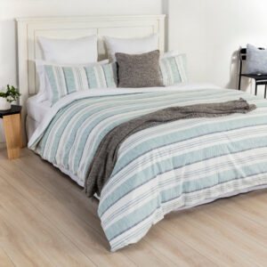 eden-dylan-teal-stripe-single-duvet-cover-set