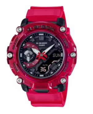 casio-red-analogue-watch