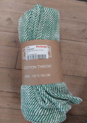 green-stripe-cotton-throw-127x152cm