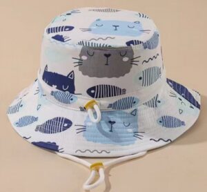 kids-blue-cat-and-fish-bucket-hat-size-54cm