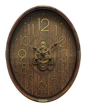 dark-wood-gold-oval-gear-clock-500x645x95