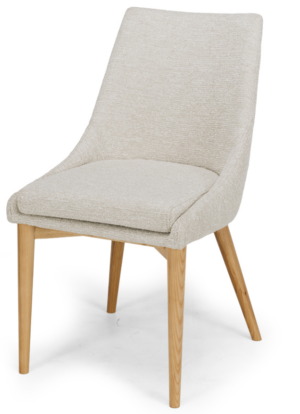 Eva Fog Fabric Dining Chair
