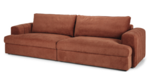Gotto 4 Seater In Caramel Fabric Due Sep 26