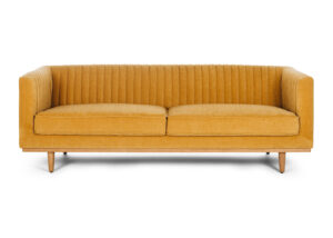 Madison 3 Seater In Honey Gold Velvet Fabric