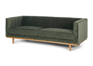 Madison 3 Seater In Spruce Green Velvet Fabric