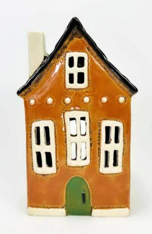 ceramic-orange-tealight-house-13x85x21h