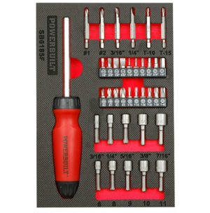 powerbuilt-38pc-gearless-ratchet-driver-bits-tray
