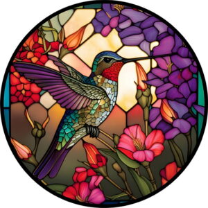 hummingbird-suncatcher-20cm-round
