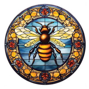 honey-bee-suncatcher-15cm-round
