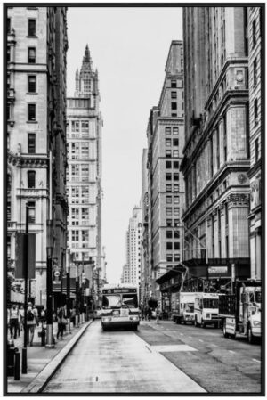 new-york-iii-canvas-wblack-frame-80x120cm