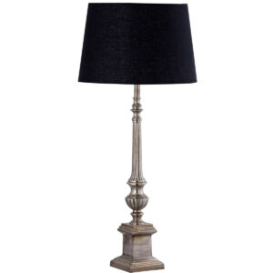 pillar-silver-tall-table-lamp-with-black-shade