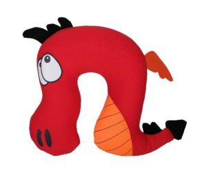 dino-red-kids-microbead-travel-pillow