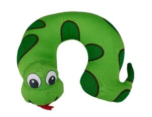 snake-green-kids-microbead-travel-pillow