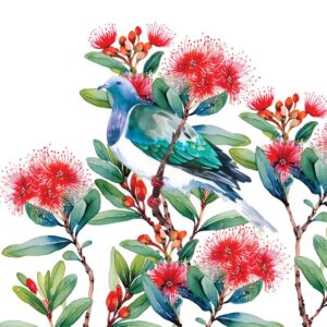 nz-native-birds-cork-coasters-set-of-6-10cm-kereru