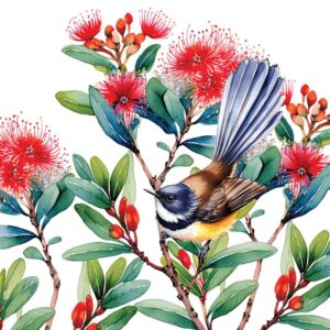 nz-native-birds-cork-coasters-set-of-6-10cm-fantai