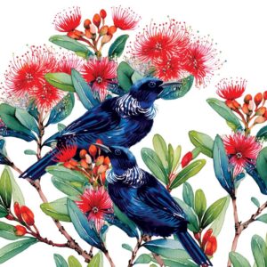 nz-native-birds-cork-coasters-set-of-6-10cm-tui-1