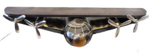 bomber-plane-mantle-shelf-wall-hanging-110x31x20cm