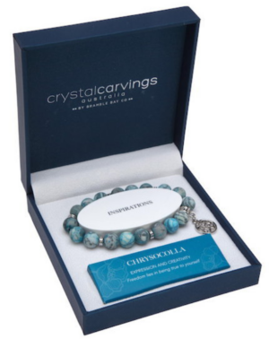 Tree Of Life Crysocolla Bracelet