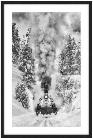 steaming-framed-print-with-black-frame-80x120cm