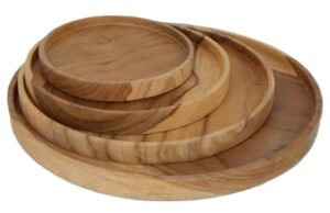 teak-round-platters-set-of-4-15-20-2530cm-round