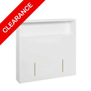 Cosmo K/Single Storage Headboard White 1206X235X11