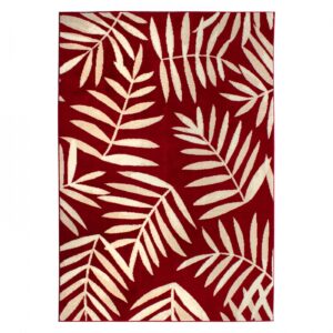 Pacifica Red Fawn Leaves Rug 1.5x2.2 Polyester