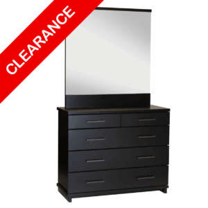Fox 5Dr Dresser Black W/Gunmetal Handles