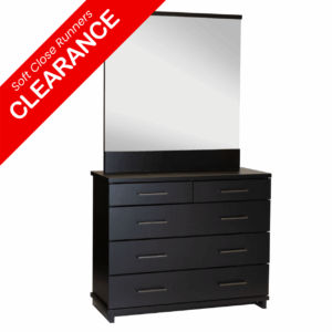 Fox 5Dr Dresser Black Gunmetal Handles 998X396X175