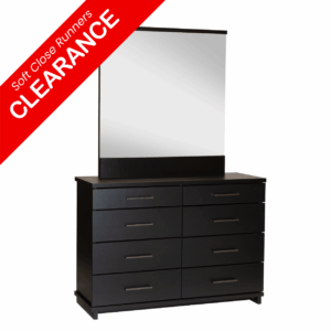 Fox 8Dr Dresser Black Gunmetal Handles 1151X396X17