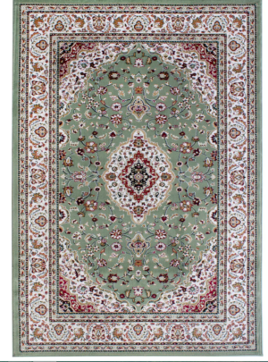 Iranshar Traditional Soft Green Rug 1.6x2.3M