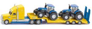 Siku Freightliner With 2 New Holland Tractors 1:87